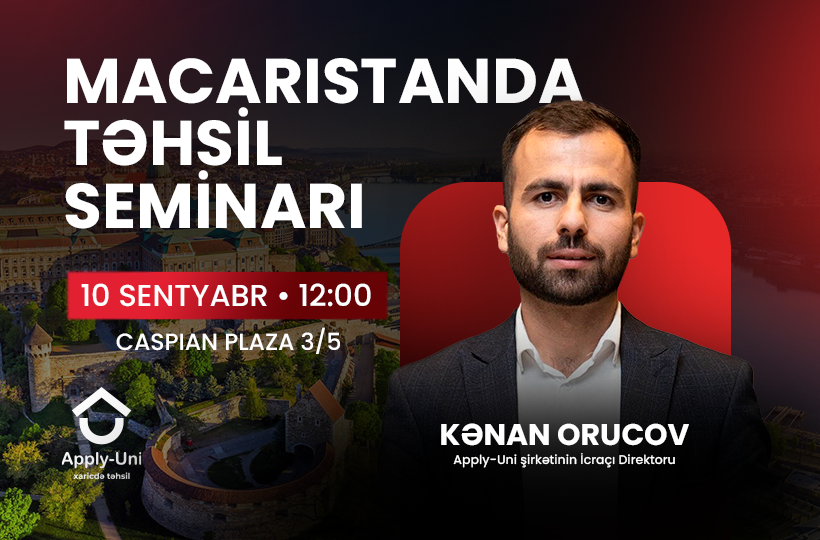 Macarıstanda Təhsil Seminarı - 2026/2027