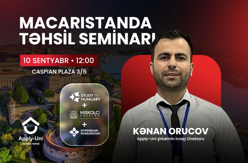 Macarıstanda Təhsil Seminarı - 2026/2027