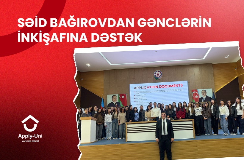 Səid Bağırovdan gənclərin inkişafına dəstək